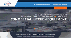 Desktop Screenshot of mahalaxmiequipment.com